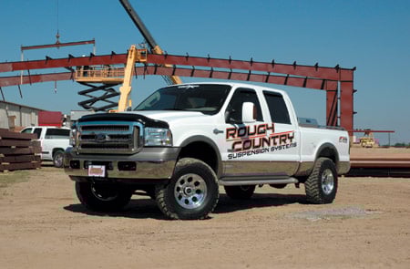 Ford F-250 Super Duty Suspension Lift Kit - Front + Rear - Rough Country - 3 Inch Lift Kit + N3 Shocks - '11-'16